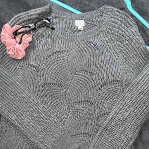 Grey Knit Sweater